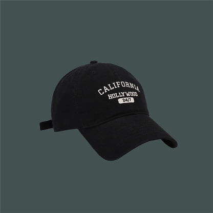 Retro Letter Embroidery Baseball Caps For Women Men Summer Sport