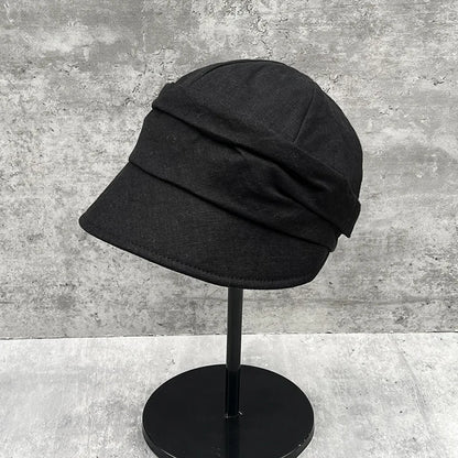 Slouchy Newsboy Cap Linen Summer Cap Casual Women Sun Cap