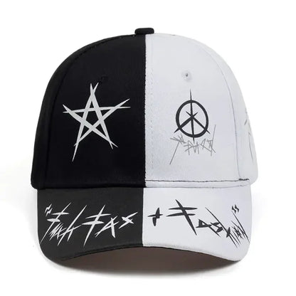Unisex Eye Graffiti Print Baseball Caps Spring Autumn