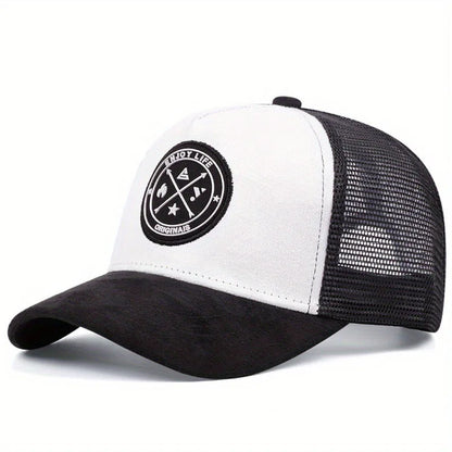 Hot Sale Unisex Cap Enjoy Life Letter Patch Baseball Caps Men Women Trucker Hat