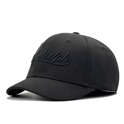 Mesh Short Brim Back Closed Baseball Cap Men Women