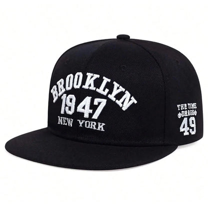 Baseball Hat Brooklyn 1947 Embroidered Outdoor Daily Casual