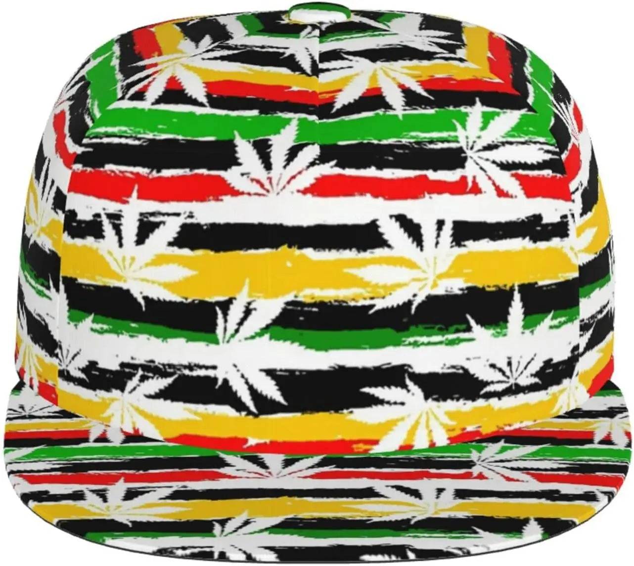 Jamaican Flag Baseball Cap Adjustable Fashion Casual Flat