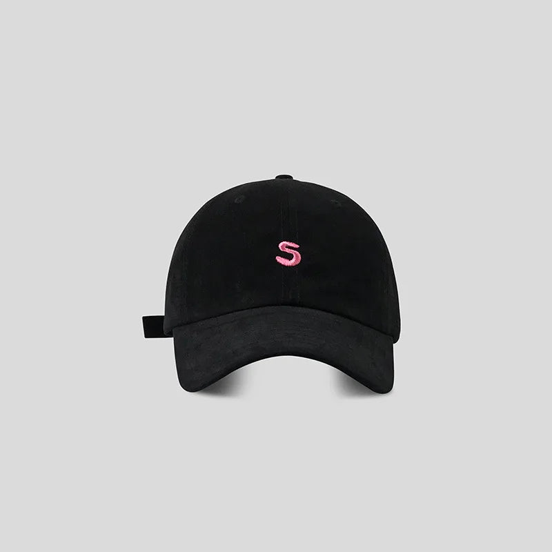 Simple Embroidery Peaked Cap Unisex Sun Hat