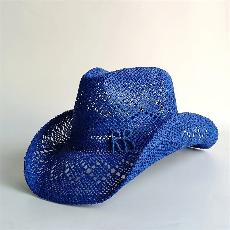 Western Cowboy Straw Hat Letter Straw Hats