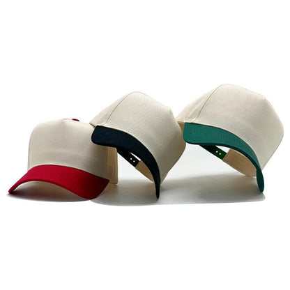 Retro Color Blocked Baseball Cap Outdoor Leisure Sports