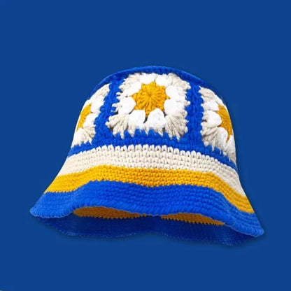 2025 Autumn New Crochet Korean Handmade Bucket Hat