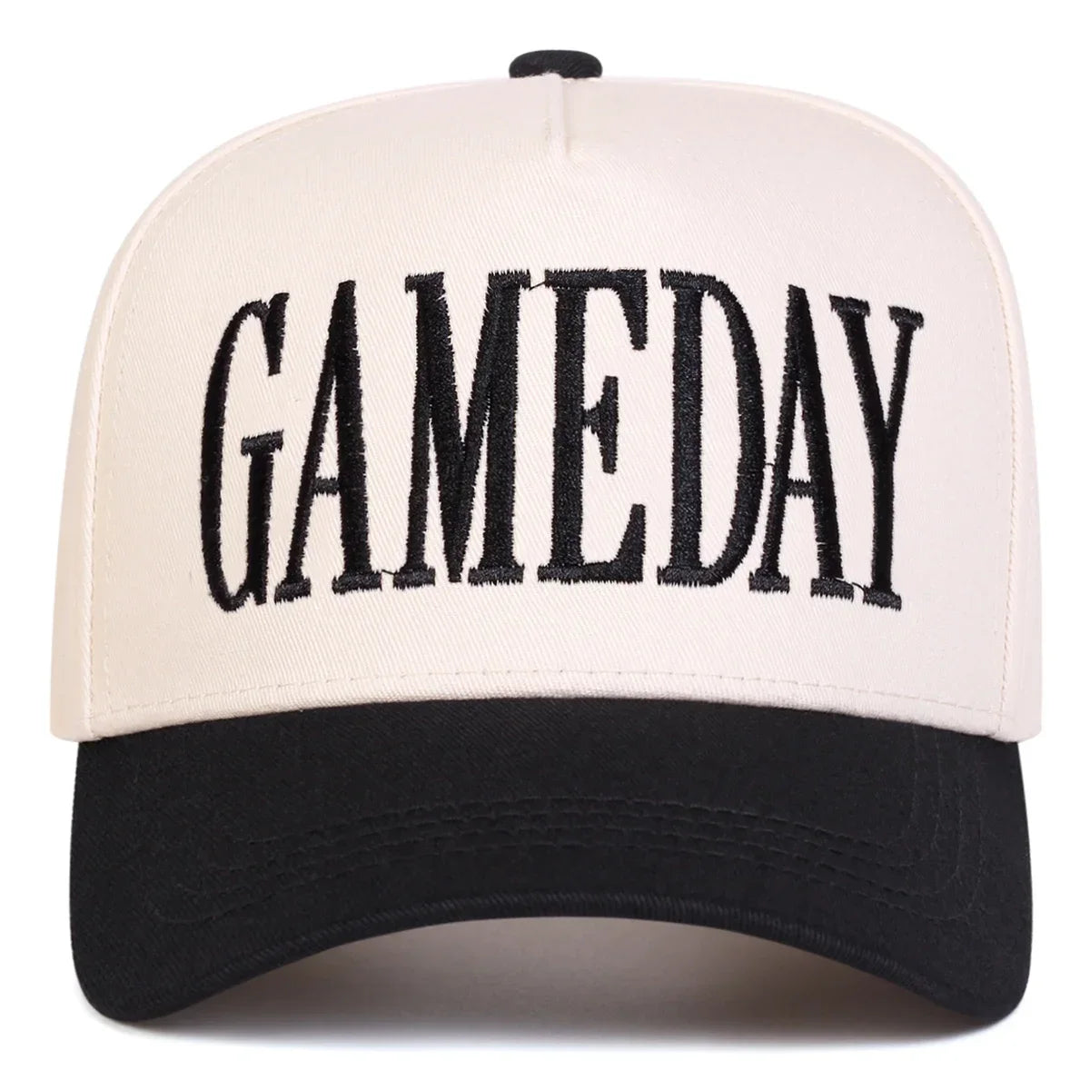 Unisex Gameday Letter Embroidery Baseball Caps Spring and Autumn