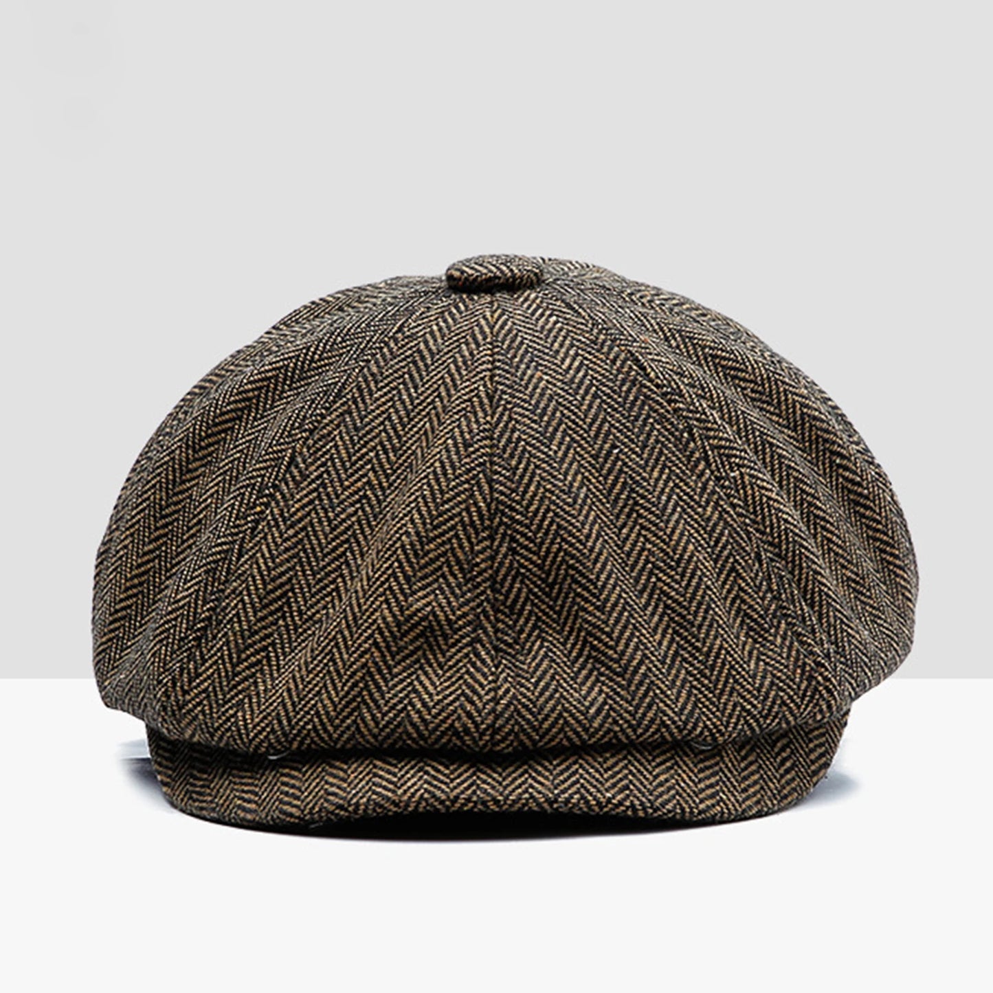 Vintage Newsboy Cap Unisex Stylish Twill Flat Hat