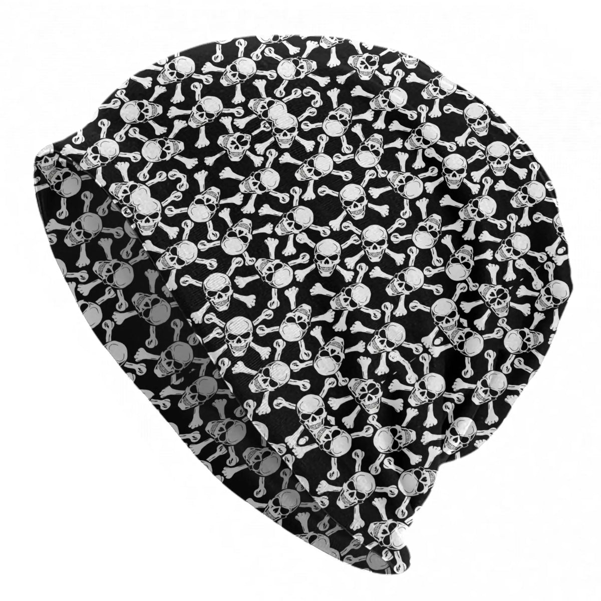 Red Black Chain Pattern Beanie Hats Bonnet Hats Men Women