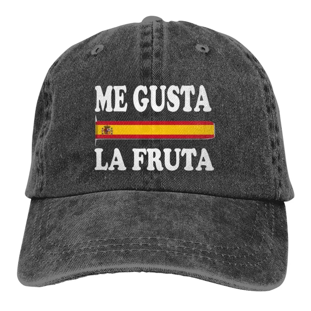 Retro Me Gusta La Fruta Spain Spanish Trucker Hat Men Women