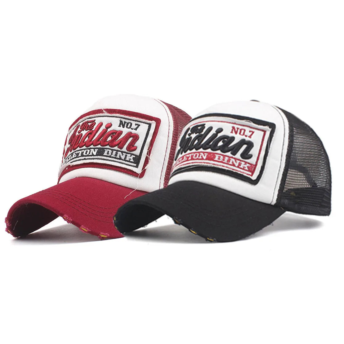 Streetwear Letter Embroidery Mesh Dad Baseball Cap Women Men