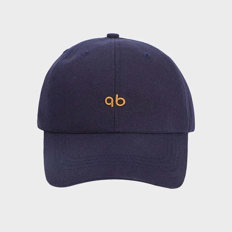 Unisex Brushed Thick Letter Ab Embroidered Fashionable Baseball Cap
