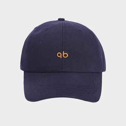 Unisex Brushed Thick Letter Ab Embroidered Fashionable Baseball Cap