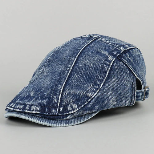 Black Denim Beret Hat Women Man Summer 2026
