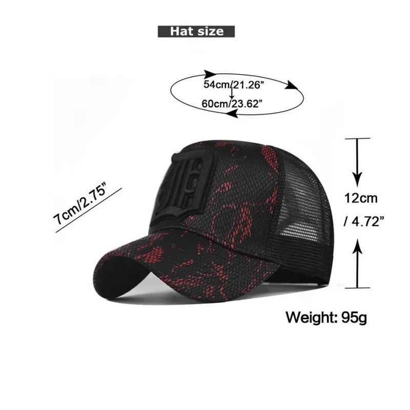New Mesh Baseball Caps For Men