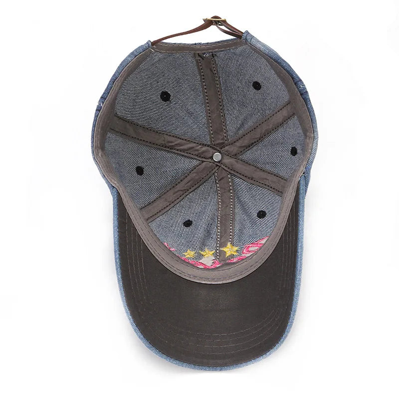 Korean Style Women's Denim Baseball Cap