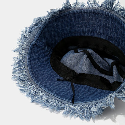 Old Rough Edge Denim Bucket Hat
