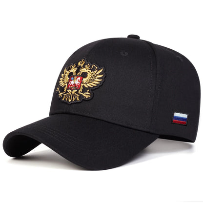Unisex Double-headed Eagle Embroidery Baseball Caps Spring Autumn