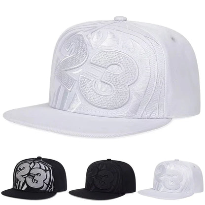 Unisex 23 Basketball Embroidery Hip-hop Hats Spring And Autumn