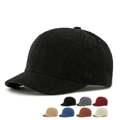 Winter Cotton Solid Casquette Warm Baseball Cap