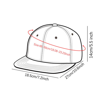 1/2PC67 Robot Patterned Baseball Cap