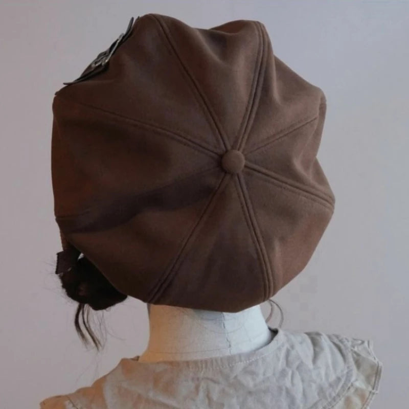 Korean Japanese Handmade Cloud Beret & Cap