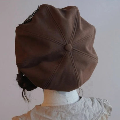 Korean Japanese Handmade Cloud Beret & Cap