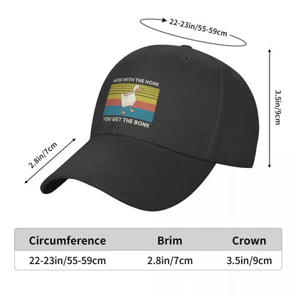 Honk Baseball Cap Hat Beach Hats For Women Men's