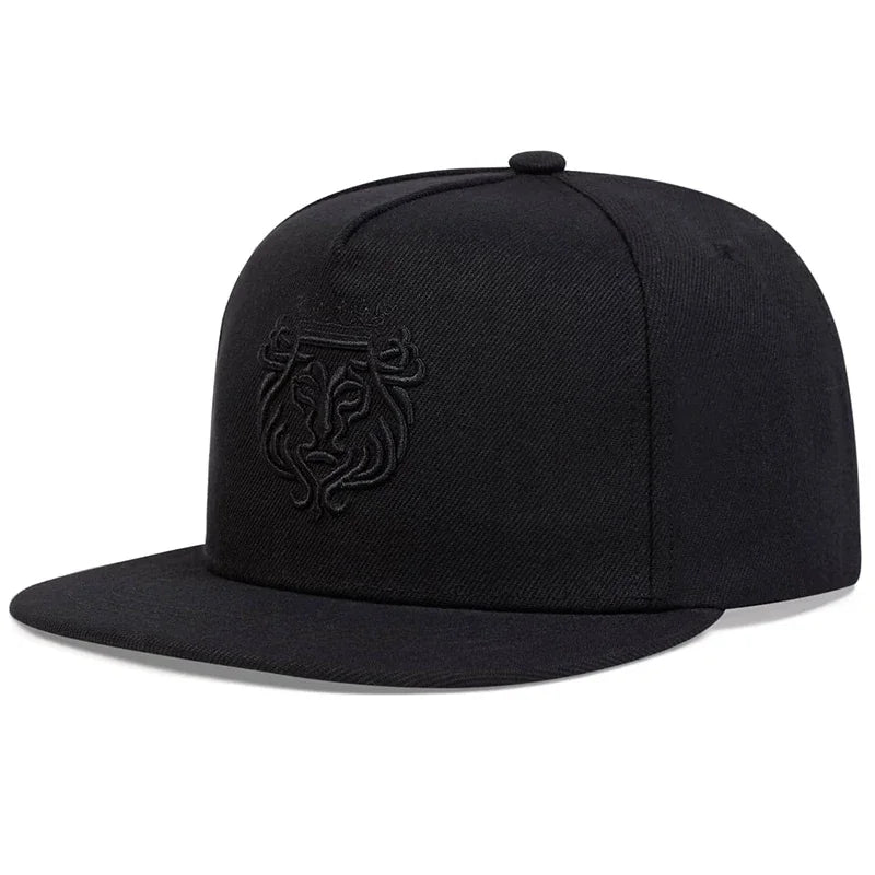Unisex Lion Crown Embroidery Hip-Hop Hats