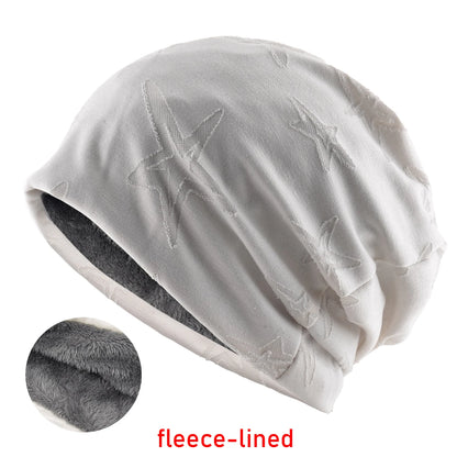 Letter Print Beanie Hat For Women Men Vintage