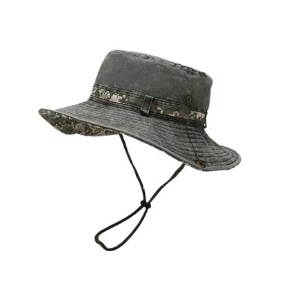 Four Seasons Cotton Solid Bucket Hat Fisherman Hat
