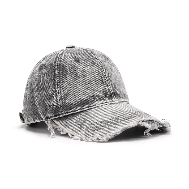Plain Washed Coated Men's Personalized Breathable Duckbill Cap