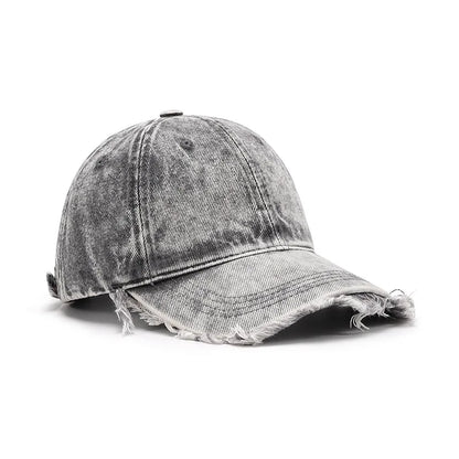 Plain Washed Coated Men's Personalized Breathable Duckbill Cap