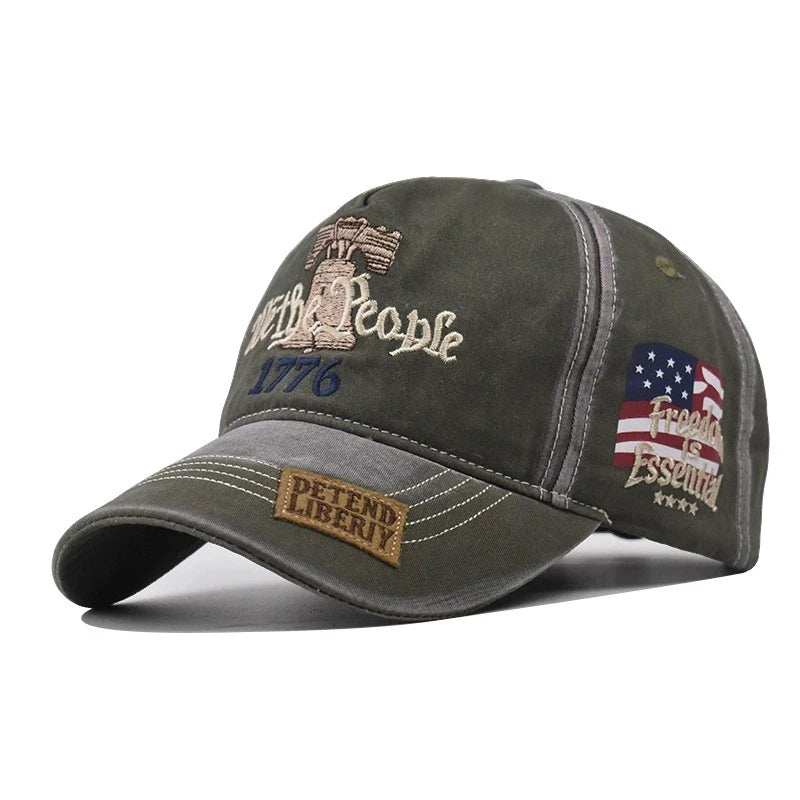Men Women Cotton Embroidered Letter Printed Baseball Cap