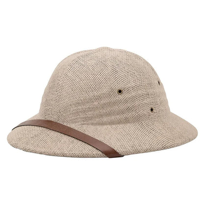 Summer Helmet Straw Hat Outdoor Men's And Women's Travel Personalized Hat