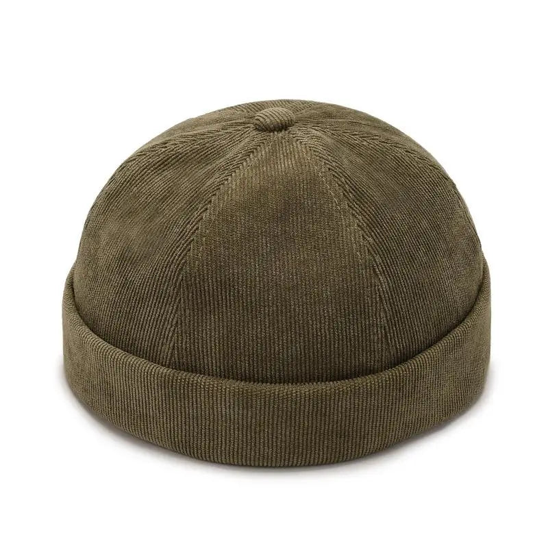 Fashion Men Docker Cap Skullcap Retro Sailor Cap Beanie Hats