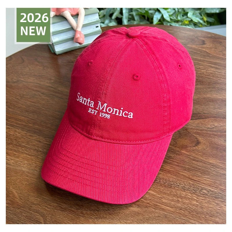 INS Style Letter Embroidered Baseball Caps For Women Face Smaller Sun Protection Korean Version Sun Hat
