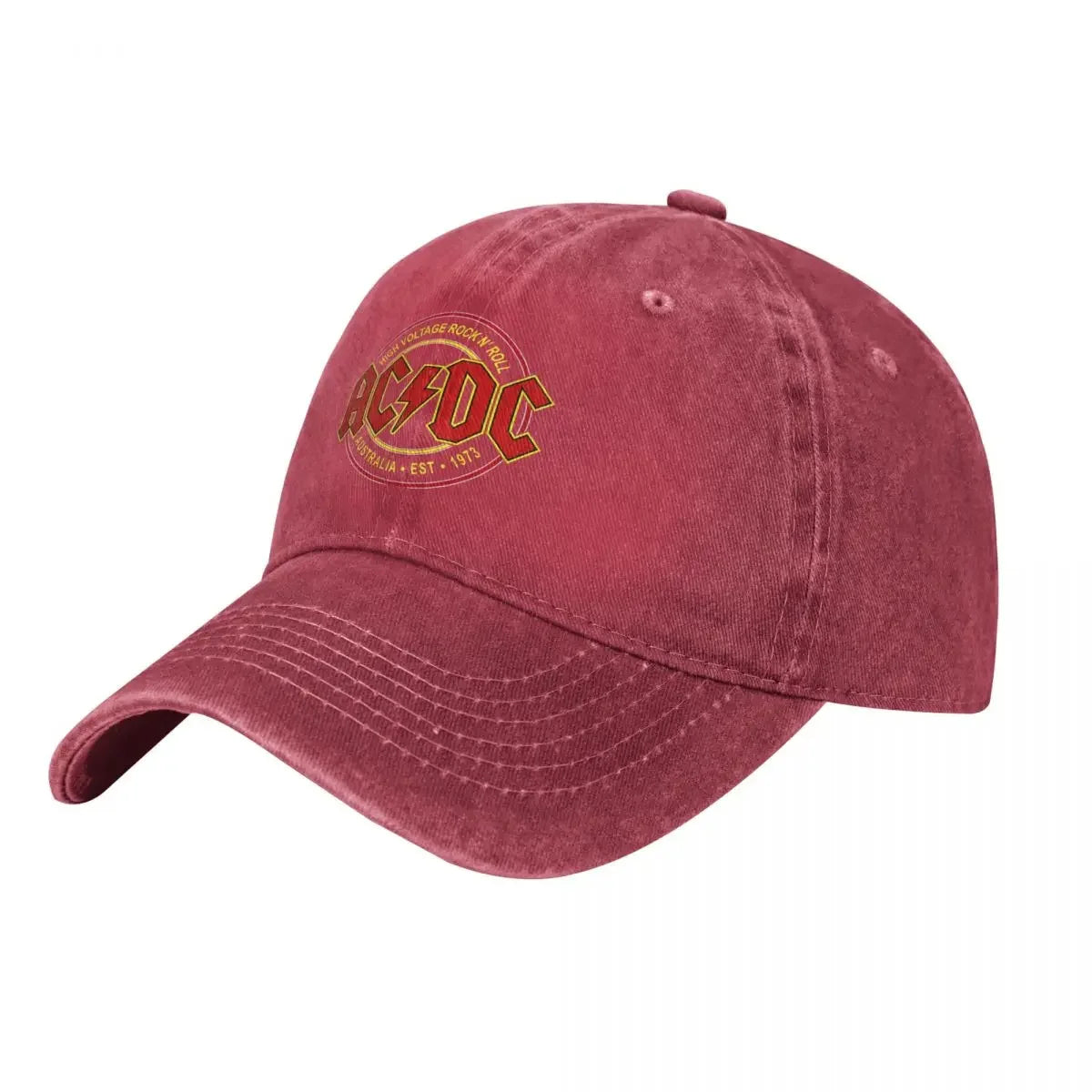 AC-DC Rock Fashion Baseball Cap Peaked  Men's Hat Women's