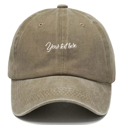 Washed Cotton Baseball Cap Men Women Personalized Fashion Sun Hats