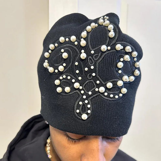 Unisex Casual Retro Embroidered Bead Hoodie Street Trendy