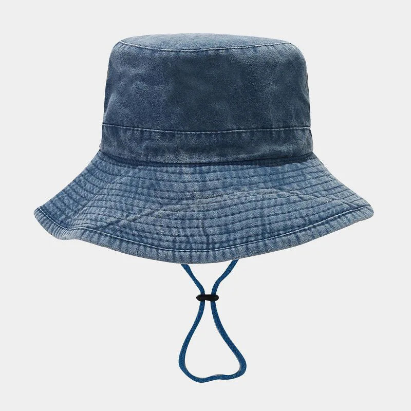 New Custom Logo Vintage Washed Cotton Fisherman Cap