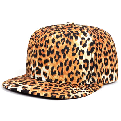 Flat brimmed Hat with Printed Pattern Street Pop Skateboarding Hip Hop Hat