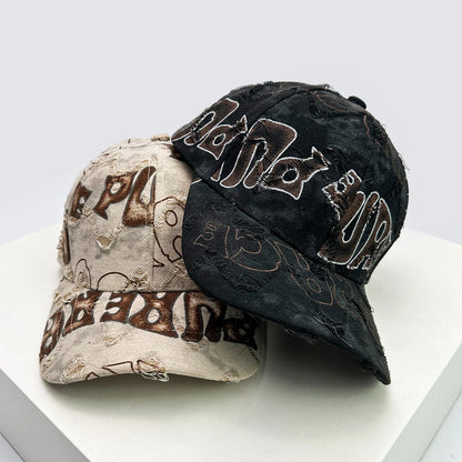 Unisex American Vintage Letter Personal Baseball Hats