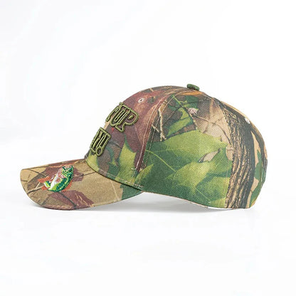 Trendy Embroidery Camouflage Baseball Caps