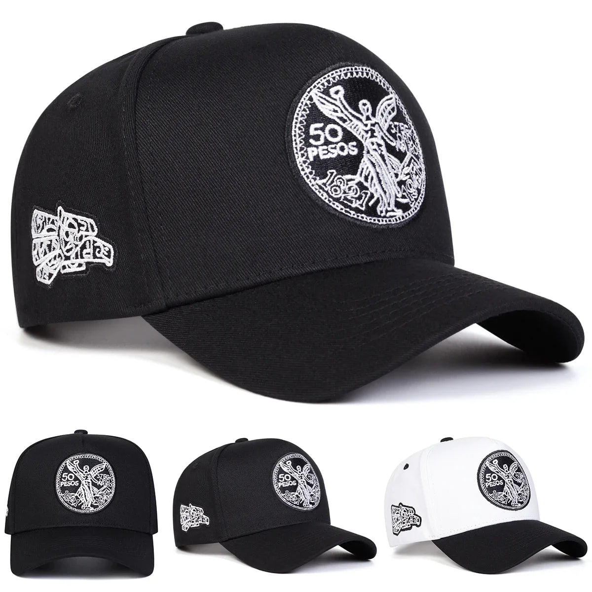 Unisex Goddess of Victory Embroidery Baseball Caps Spring and Autumn