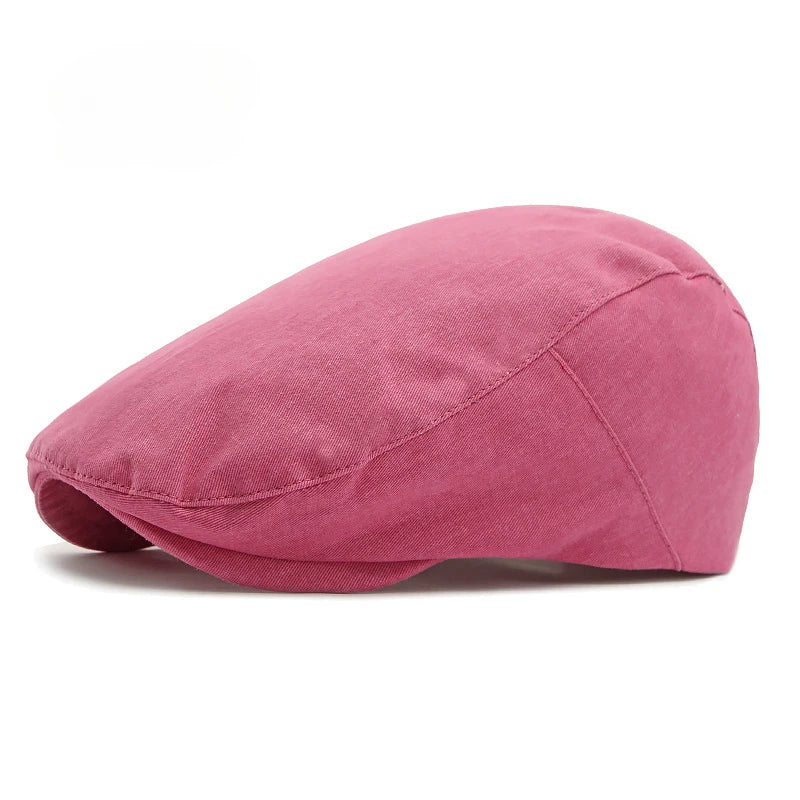 New Spring Candy Color Berets Caps For Women British