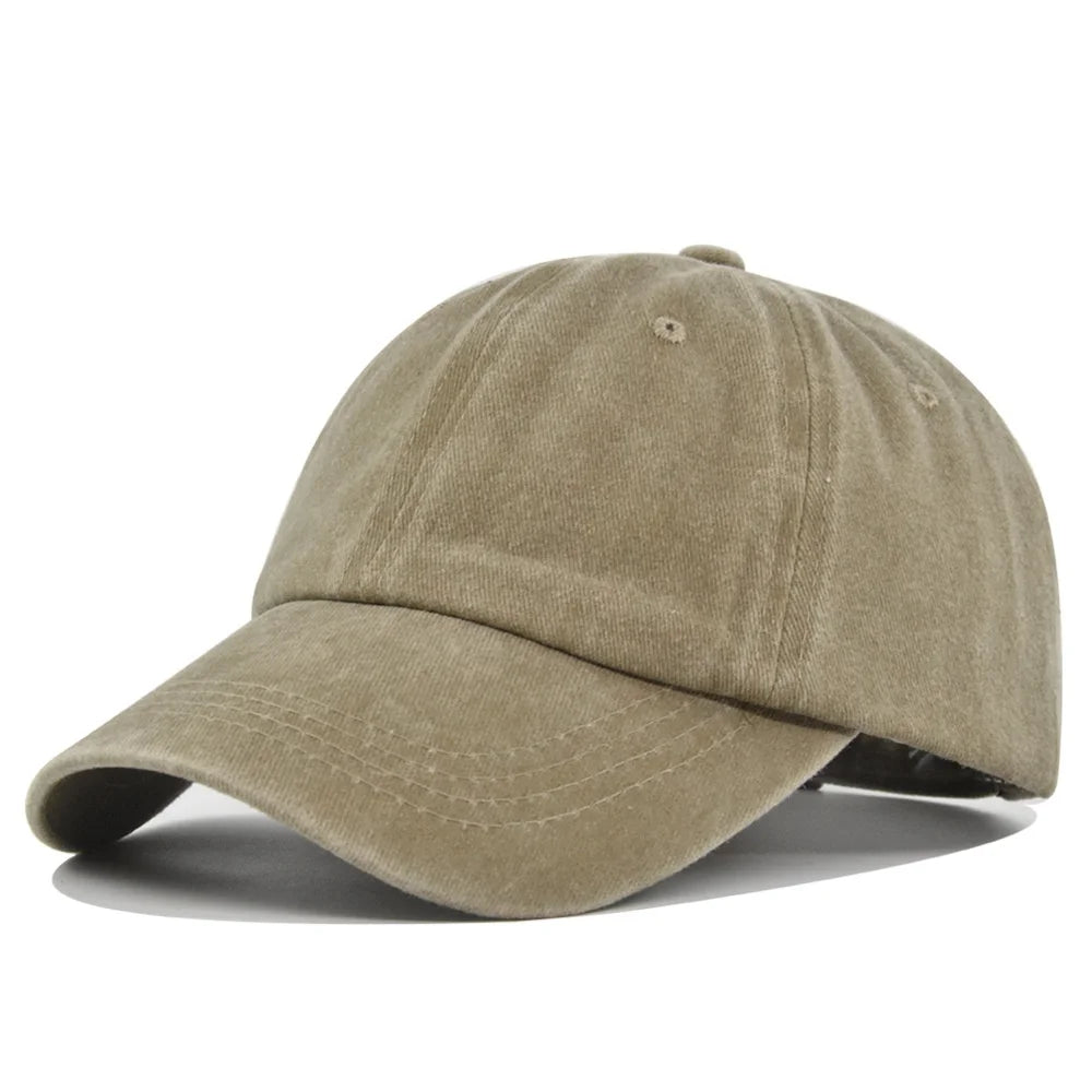 Unisex Baseball Cap Washed Hat Men Women