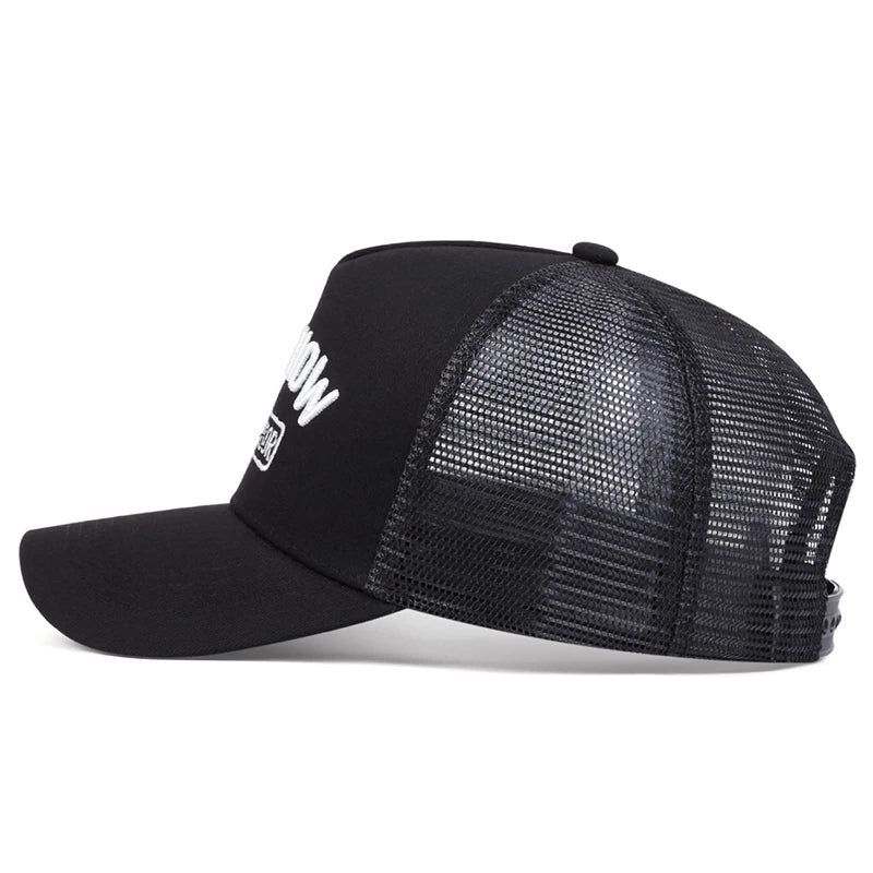 Unisex Ship Show Letter Embroidery Baseball Net Caps Spring and Summer
