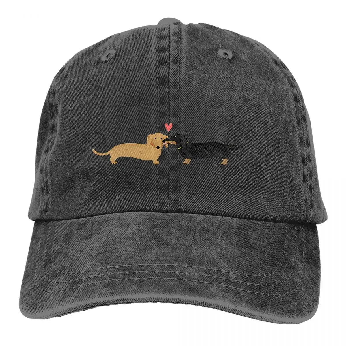 Dog Lover Multicolor Hat Peaked Women's